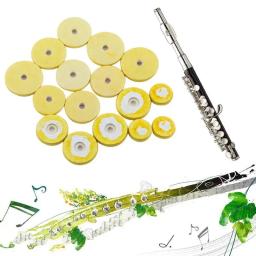 Almofadas de chave de clarinete flauta 16 segundos, substituição de música musical, instrumento de vento, almofadas de flauta falsas, acessórios - Image 2