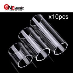 10 pc/lote slides de guitarra de vidro guitarra dedo sliders 69x2 5mm/50x2 5mm/28x25mm dentro 22mm - Image 1