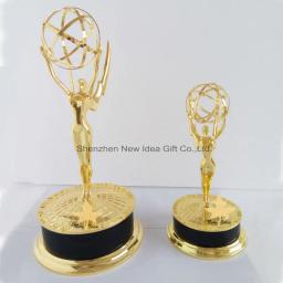 Grande troféu emmy por frete dhl expedição com 15.5 polegadas grande enorme metal emmy prêmios troféu - Image 5
