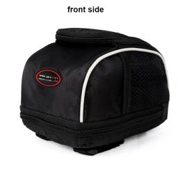Bolsa de guidão de bicicleta, bolsa frontal, para selim, pochete, dobrável, tubo dianteiro, esportes ao ar livre, cesta de ciclismo - Image 3