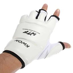 Luva de boxe meio dedo, protetor de karatê, muay thai, taekwondo, para treino de crianças e adultos - Image 3