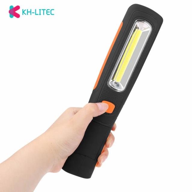 Lanterna LED Magnética Recarregável USB – Lâmpada de Inspeção Ideal para Acampamentos e Escalada com Dois Modos de Iluminação