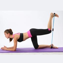Faixa elástica multifuncional para academia, fitness, resistência, exercícios, pilates, ioga, equipamento esportivo - Image 4