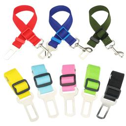 Cinto de segurança para cães de estimação, ajustável, correia de proteção para filhotes, ajustador em chumbo, material de viagem - Image 2