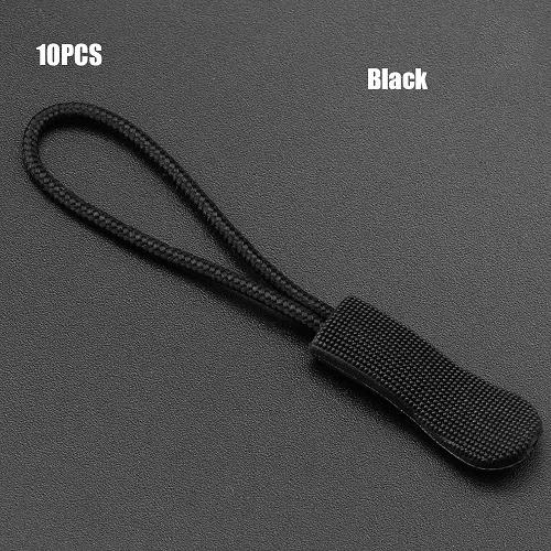 Zipper puxador de zíper para roupas, clipe de substituição para corda de zíper de necessaire, fivela quebrada de zíper para costura diy, suprimentos de roupas, com 10 peças - Image 1