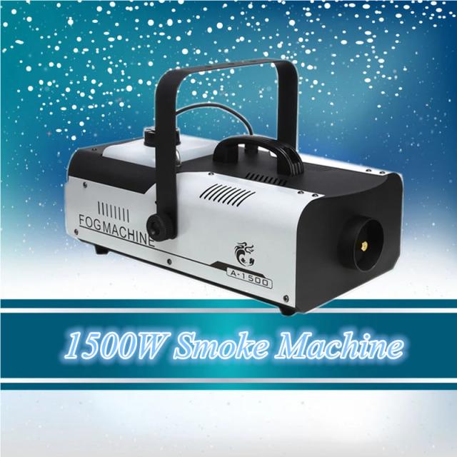 Máquina de Fumaça Profissional com Controle Remoto Sem Fio de 1500W para Festas e Eventos DJ