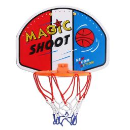 Aro de basquete esportivo infantil, 27*21cm, sessão mágica de plástico, mini conjunto de argola de plástico para pendurar em quadro de basquete - Image 1