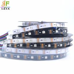 Decorativa Fita LED, RGB, Full Color, endereçável, 2 Sinal, 5V, DAT, CLK, GND, SK9822, 30, 60, 144 LEDs, M, 5050 - Image 4