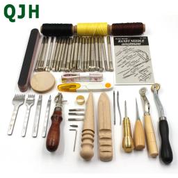 Conjunto de ferramentas para artesanato, conjunto de acessórios para costura, escultura em couro, material em pvc - Image 3
