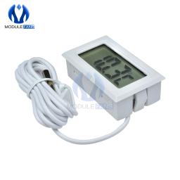 Mini termômetro digital com tela lcd, sonda de exibição lcd para termômetro, termômetro e congelador de geladeira, kit para aquário de geladeira, 1m/3m/5m - Image 5