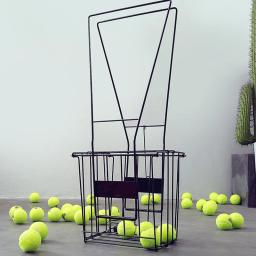 Bola de tênis portátil com cesta, profissional pegar Hopper, Metal Ball Box, Softball, beisebol, B81605, 70 pcs - Image 1