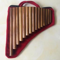 Pan flauta 15 tubos de bambu natural instrumento vento panpipe g chave flauta xiao artesanal instrumentos folclóricos - Image 2