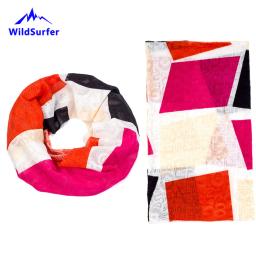 WildSurfer-Mulheres Chiffon Bandana Ciclismo Máscara Facial Riding Sunscreen Neck Warmer, Caminhadas, Dustproof, bicicleta Magia Lenço Cabeça, - Image 4