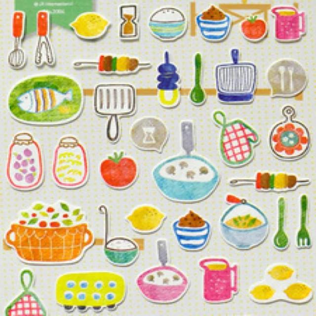 Cozinha dos Desenhos Animados: Papel Adesivo para Scrapbooking, Álbum, Diário e Decoração de Hobbies