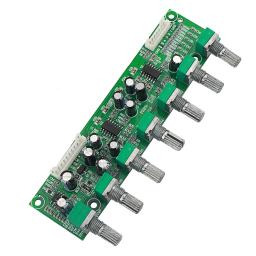 GHXAMP-5.1 Pré-amplificador, Tone Canal Independente, Volume e Baixo, Ajuste de Freqüência, 6 Way para Amplificador, DIY, DC 12-24V, Novo - Image 3