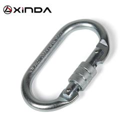 Xinda profissional ao ar livre escalada tensão segurança supervivencia bloqueio equipamentos mosquetão acampamento caminhadas kit sobrevivência - Image 4