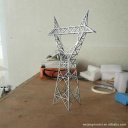 Sand Table Cable Tower Modelo Torre de alta tensão Torre de transmissão Torre barril de plástico para Ho Train Layout - Image 3