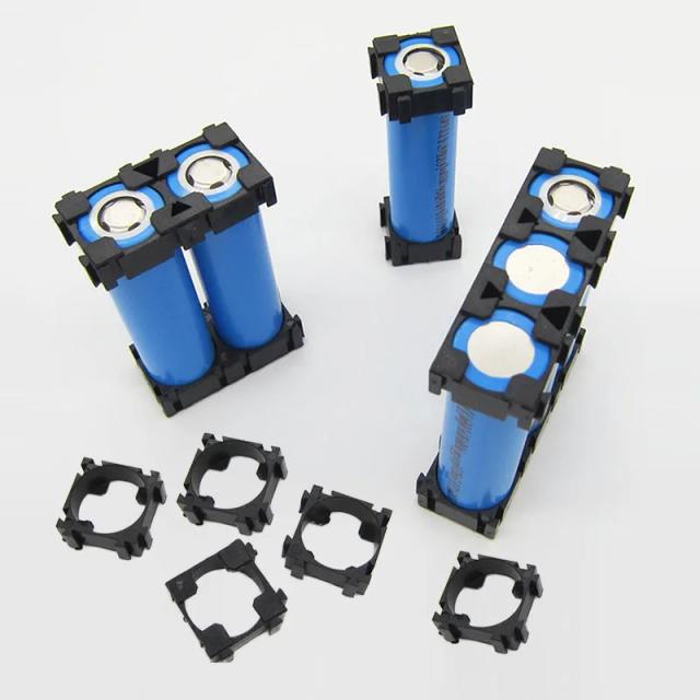 Suporte de Combinação para Bateria de Lítio 18650 - 10 Peças de Suporte Cilíndrico para Ion-Lítio com 18.5mm para Celulares
