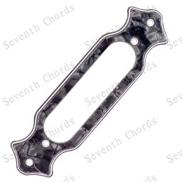 Captador de bobina única mudou para violão, 2 peças, captadores de som de guitarra acústica, suporte de capa de anel de bobina única - Image 3