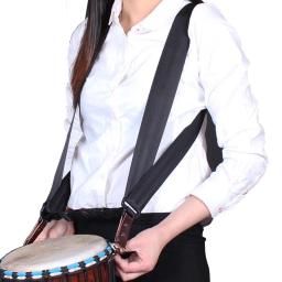 Moongolfe de djembe cinto africano, cinto de ombro com sino de pulso acessórios de percussão - Image 2
