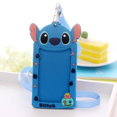 Titular do cartão bonito do silicone dos desenhos animados, titular da identificação, cartão de crédito, caixa do cartão do ônibus, Tag da bagagem do anel, Trinket criativo, atacado - Image 1