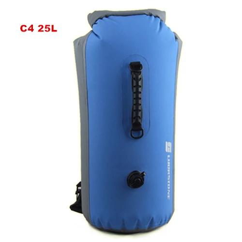 25-60l profissional ipx7 impermeável saco de natação mochila inflável rafting mergulho à deriva saco seco flutuante - Image 1