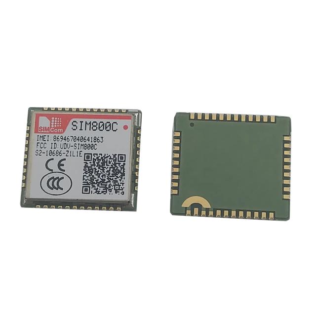 Módulo SIM800C LCC Quad Band Compacto com Bluetooth, Alto Desempenho em Jogos, Compatível com TTS, GSM e GPRS em 24M e 32M