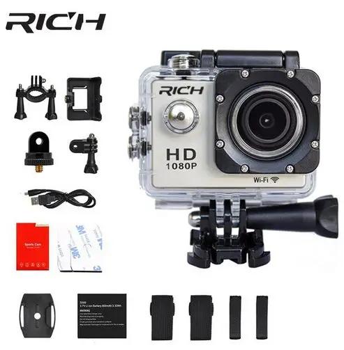 Câmera de Ação Subaquática Wi-Fi Mini HD 1080p 8MP SJ Cam - Ideal para Esportes e Atividades ao Ar Livre