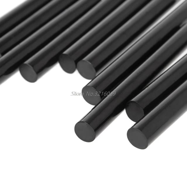 Bastão de Cola Quente 11mm Preto - Adesivo Ideal para Artesanato e Reparo de Brinquedos