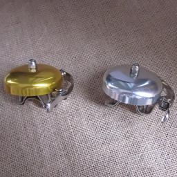Britânico Retro Bike Bell, Liga de Alumínio Tampa, Prata, Dourado, Cor Chocolate, Bicicleta Vintage Crisp Toques, fácil de instalar, durável - Image 4