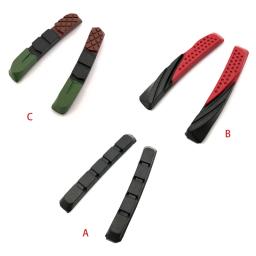 Par de pastilhas de freio para mountain bike, pastilhas de freio em forma de v, suporte de sapatos de freio, bloco durável, acessórios de bicicleta de estrada mtb, 1 par - Image 1