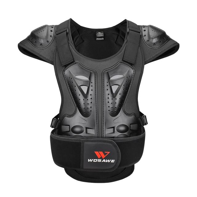 Colete de Armadura WOSAWE para Adultos - Protetor de Peito Ideal para Corrida, Ciclismo e Snowboard