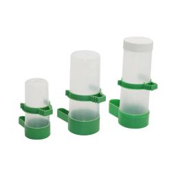 Bebedouro automático para pássaros de estimação, alimentador de água para papagaio, bebedouro regador de pássaros, plástico com prendedor para aviário, barata - Image 3