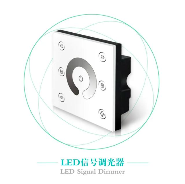 Interruptor de Vidro Touch P1-010V para Montagem na Parede 85V a 265V com Dimmer para LED 10V