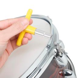 Afinador universal de pele de tambor, acessórios de ferramenta de percussão, capa protetora anti-derrapante quadrada sólida - Image 2