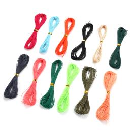 Corda de algodão encerado para fazer jóias, Beading Cord, Corda para DIY Pulseira, Suprimentos Colar, Acessórios, 1mm, 10m por lote - Image 1