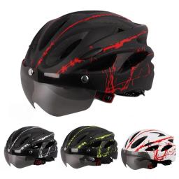Capacete de ciclismo, com lente para viseira, para bicicleta, mountain bike, esportes, 54-62cm - Image 1