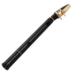 Hixing-Mini bolso saxofone, Material ABS, Sax e bocais, palhetas saco de transporte, instrumento de sopro, C Key, Muslady, 10pcs - Image 2