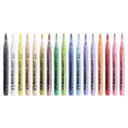 12 cores canetas de tinta acrílica à prova dwaterproof água marcador permanente canetas de acrílico para diy pedra rocha canecas de vidro cerâmico madeira - Image 3