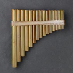 Handmade Pan Flauta para Instrumentos Musicais Folk, Cor Original, C Key, De Pan Instrumento de Sopros, 15 Tubos - Image 2