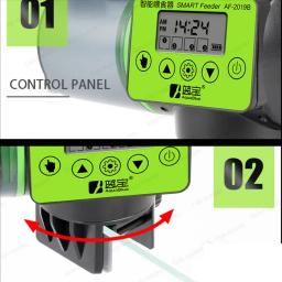 Auto alimentador de peixes com LCD Digital para o tanque do aquário, alimentação eletrônica do alimento, temporizador para o alimento, novo - Image 4