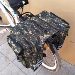 Duplo Side Traseiro Rack Tronco Bag, Cauda Assento Pannier Pack, Bagageira, Acessórios de ciclismo, Mountain Road Bicicleta, Bike Bag - Image 1