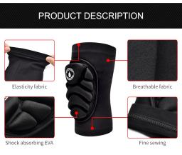 WOSAWE Adulto Motocicleta Joelho Proteção Pad Snowboarding Roller Hóquei Cotovelo Protetor MTB Skate Ski Joelheiras Brace - Image 5