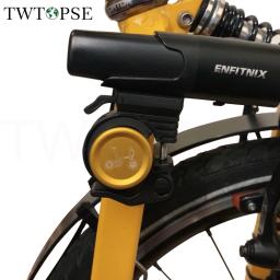 Twtopse bicicleta suporte de luz para birdy 1 2 3 novo clássico p40 dobrável cabeça rhine frente câmera lâmpada rack suporte parte - Image 3