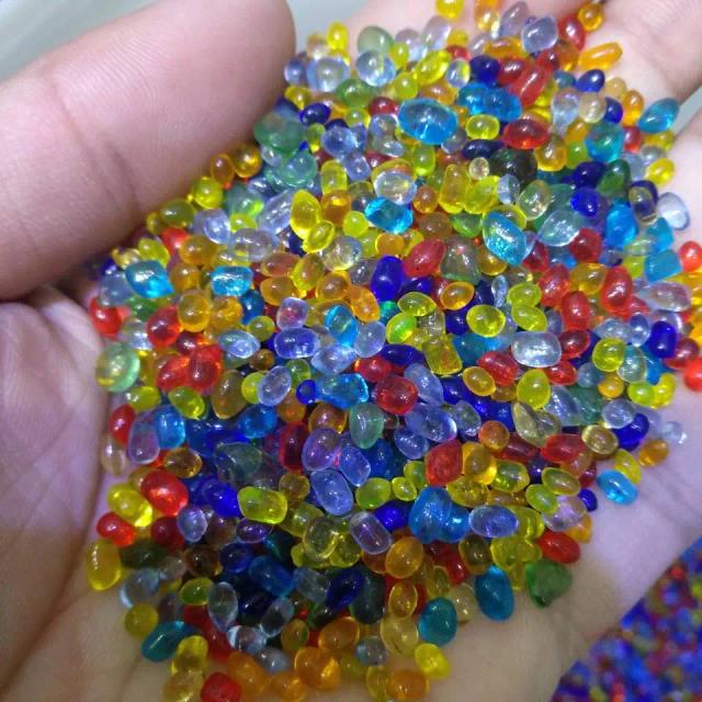 Mini Mix de Vidro Colorido para Aquários: Cascalho e Pedras Esmalte para Peixes