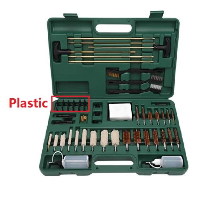 Kit Completo de Limpeza Tática Universal para Armas: Inclui Óleo, Escovas e Ferramentas Profissionais para Rifles e Pistolas