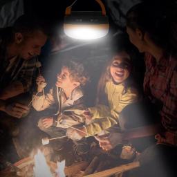 Lanterna led portátil para camping, luz tenda ao ar livre com 5 modos, gancho retrátil para mochila, caminhadas, lâmpada de emergência doméstica - Image 5