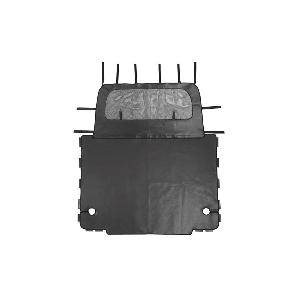 Bawa couro tronco do carro pet esteira isolamento net capa para jeep wrangler tj 1997-2006 acessórios de proteção interior do carro - Image 1