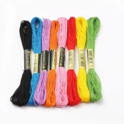 Novelo de algodão para costura, peças de fios multicoloridos, para costura, lavagem de bordado, kit de costura, faça você mesmo - Image 3