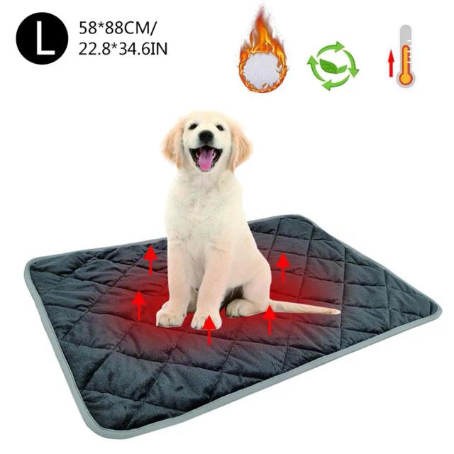 Almofada Térmica À Prova D' Água Para Gatos, Cães e Coelhos - Cama Quente e Super Macia Ideal Para Animais Idosos em Dias Frios